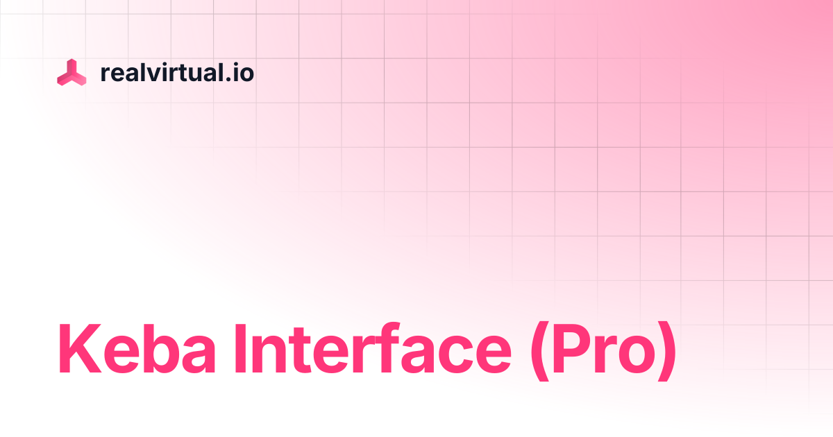 Keba Interface (Pro) | realvirtual.io