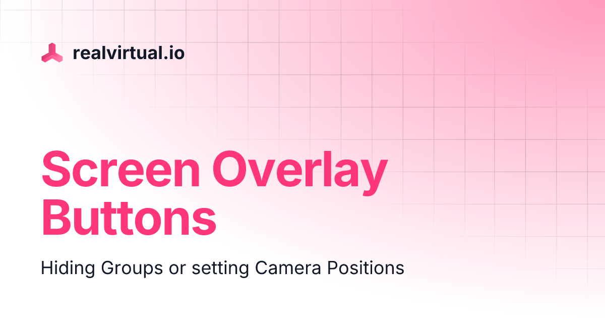 Screen Overlay Buttons | realvirtual.io